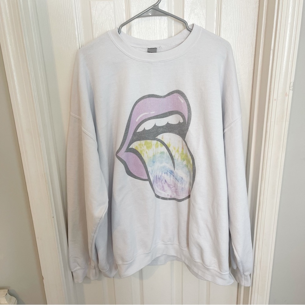 Rolling Stone Tie Dye Crew Neck